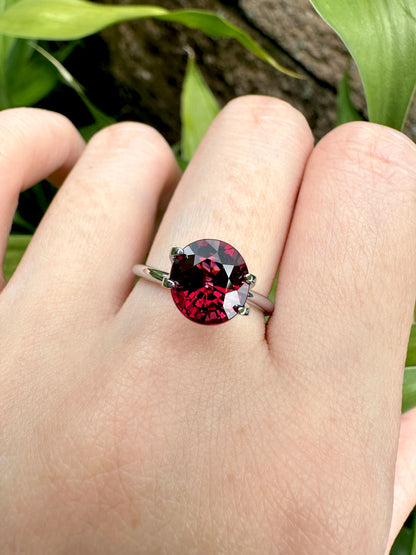 Natural Purplish Red Rhodolite Garnet | 3.55 Carats
