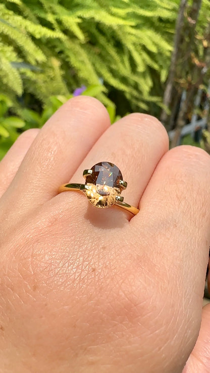 Natural Warm Apricot Zircon | 3.47 Carats