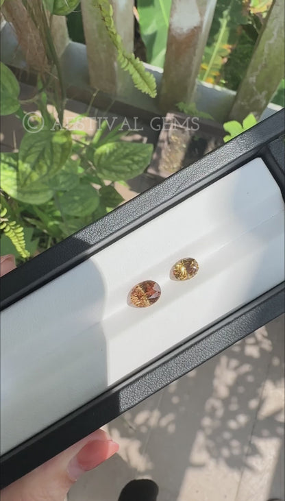 Natural Warm Apricot Zircon | 3.47 Carats